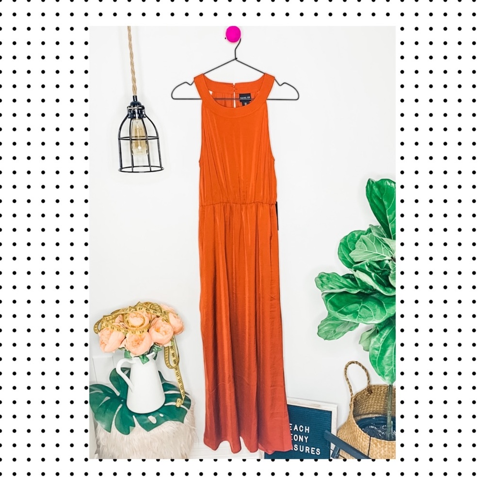 NWT Rachel Zoe - Scoop Neck Maxi Dress w/Pockets 6